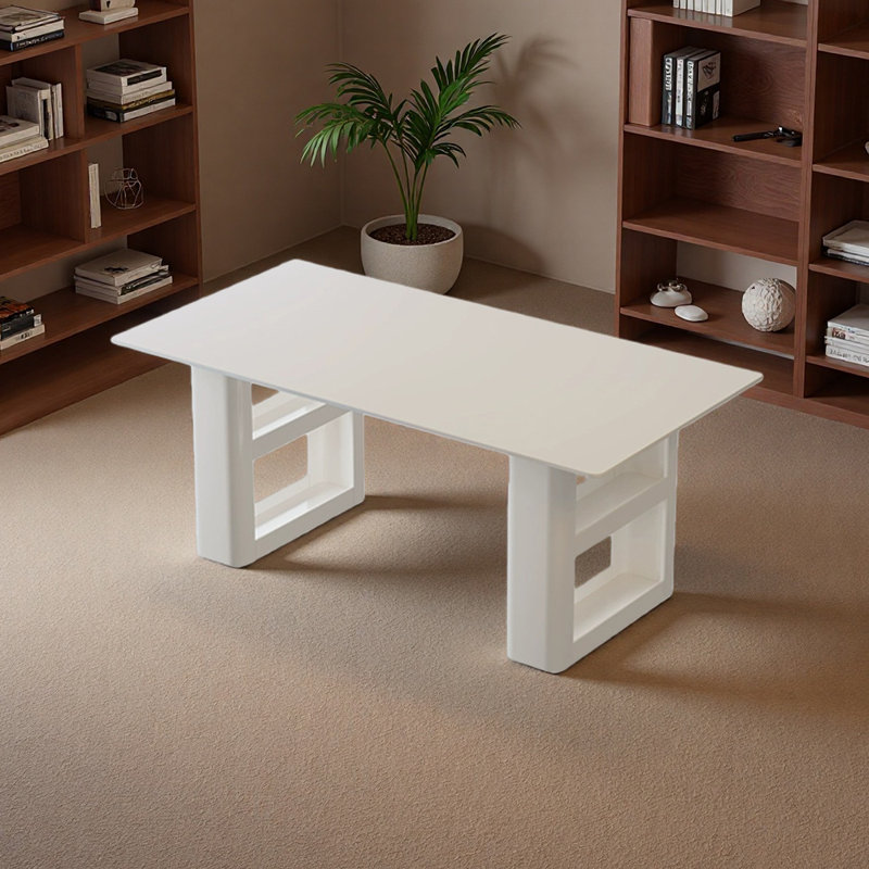 Bureau design avec rangement pour les pieds, H 29,53 po x l 62,99 po x P 31,5 po