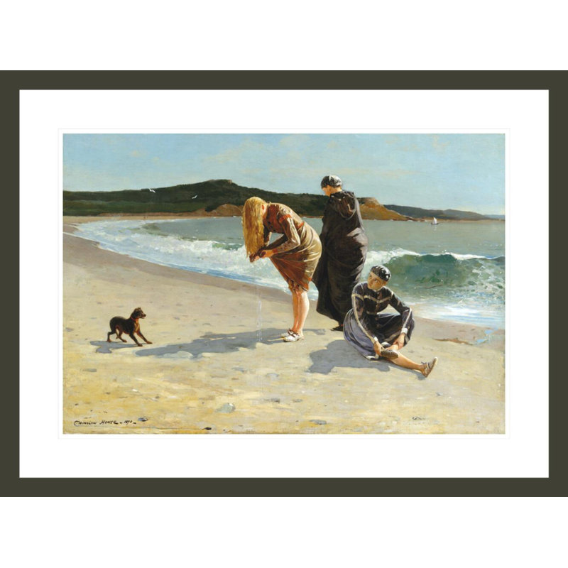 «Eagle Head Manchester Massachusetts (High Tide)» par Winslow Homer, impression giclée encadrée, H 22,13 po x l 29,5 po