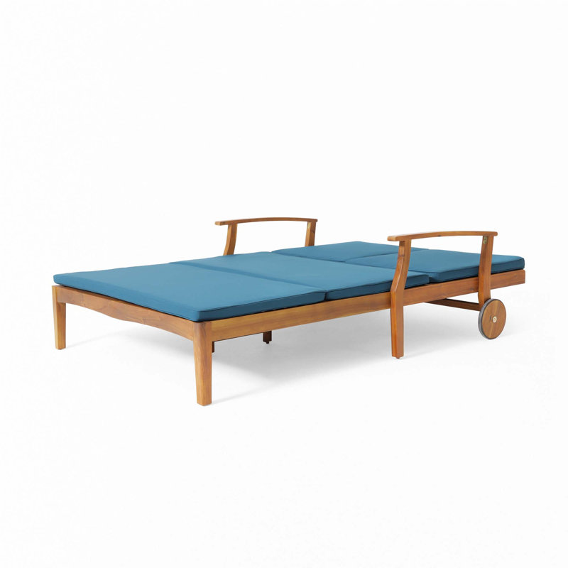 Double Chaise Lounge, Blue