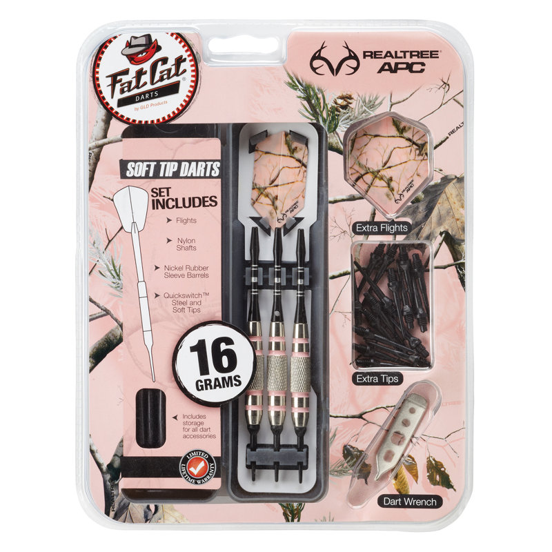 Fléchette à pointe doux avec camouflage realtree apc Fat Cat