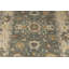 Tapis bleu à motif floral indien Oushak 9 x 12