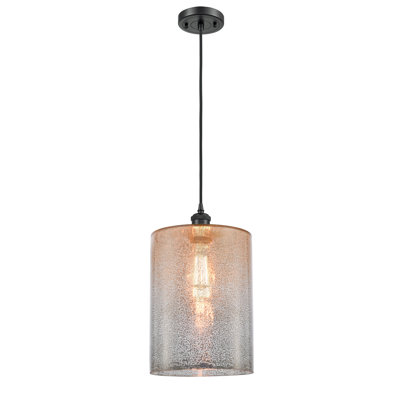Luminaire suspendu cylindrique à 1 lumière Leilani