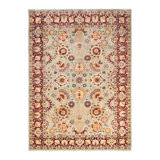 Classic One-of-a-Kind 6' 2" X 8' 7" Hand Knotted Area Rug