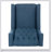 Wide Manual Wing Chair Recliner With High-Density Sponge And Durable Fabric, Perfect For Comfort And Style