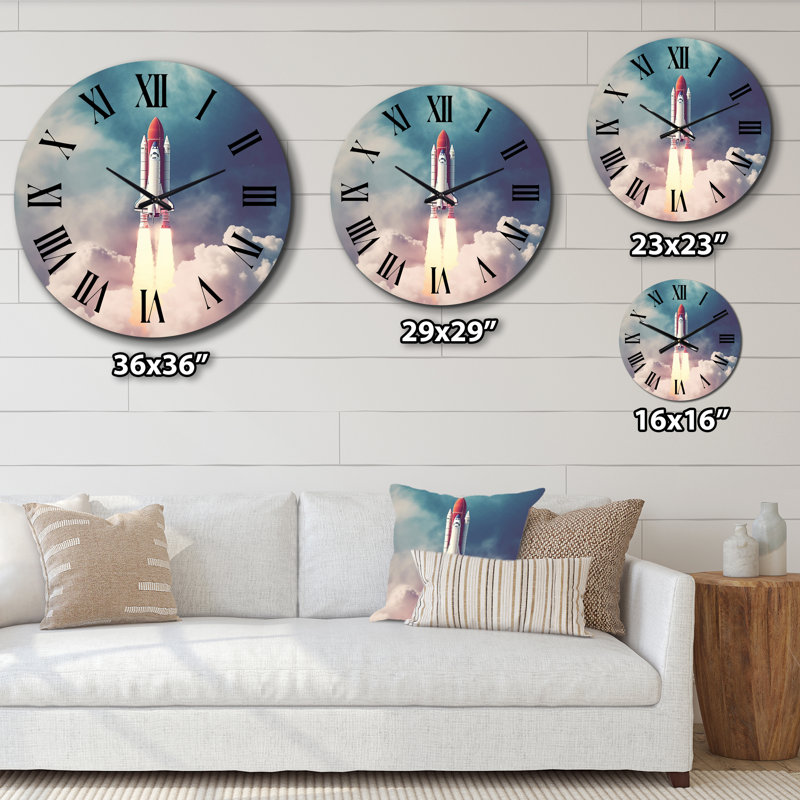 Metal Wall Clock, Medium