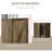 Derna 71.75 " W x 67 " H 4 - Panel Solid Wood Folding