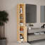 Armoire haute et grande capacité en bambou naturel