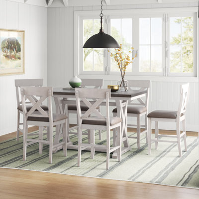 Daker 6 - Person Trestle Dining Set