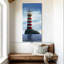 Phare blanc et rouge-573351923