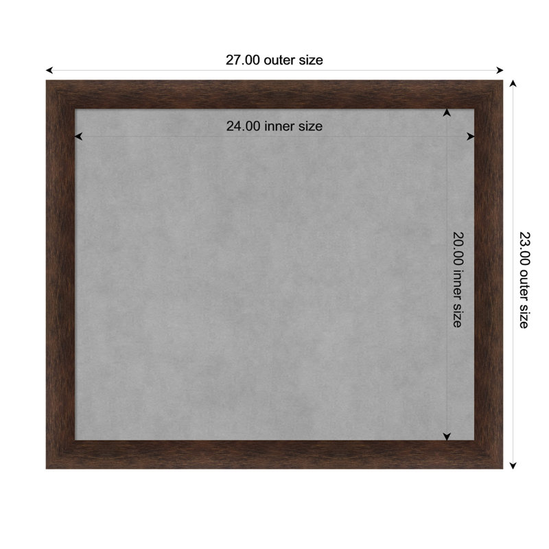 Tableau magnétique magnétique en métal, H 23 po x l 27 po