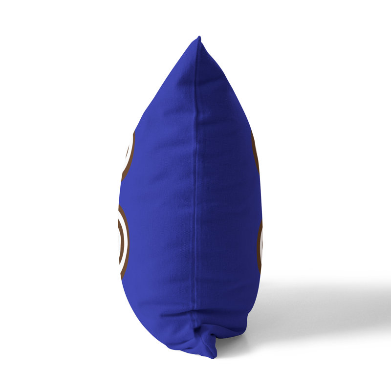 Housse de coussin Faramade Indigo Tribal, 18 po x 18 po