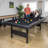 Table de jeu de billard 8 pi x 4,2 pi GoSports - Design pliable - Noir-95354088