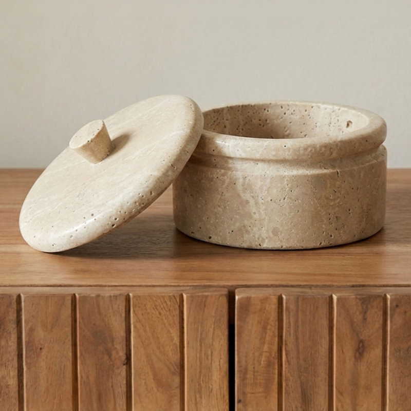 Valencia Travertine Decorative Box