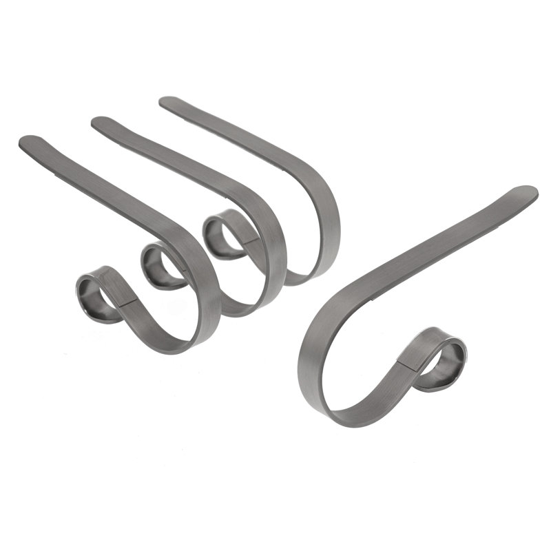 Original MantleClip Stocking Holder, Pewter