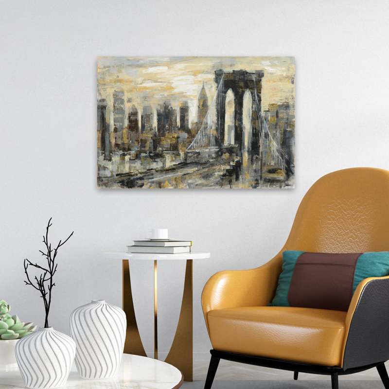 Pont contemporain et industriel de Brooklyn, H 24 po x l 16 po