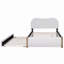 Lit plateforme tapissier avec lit gigogne