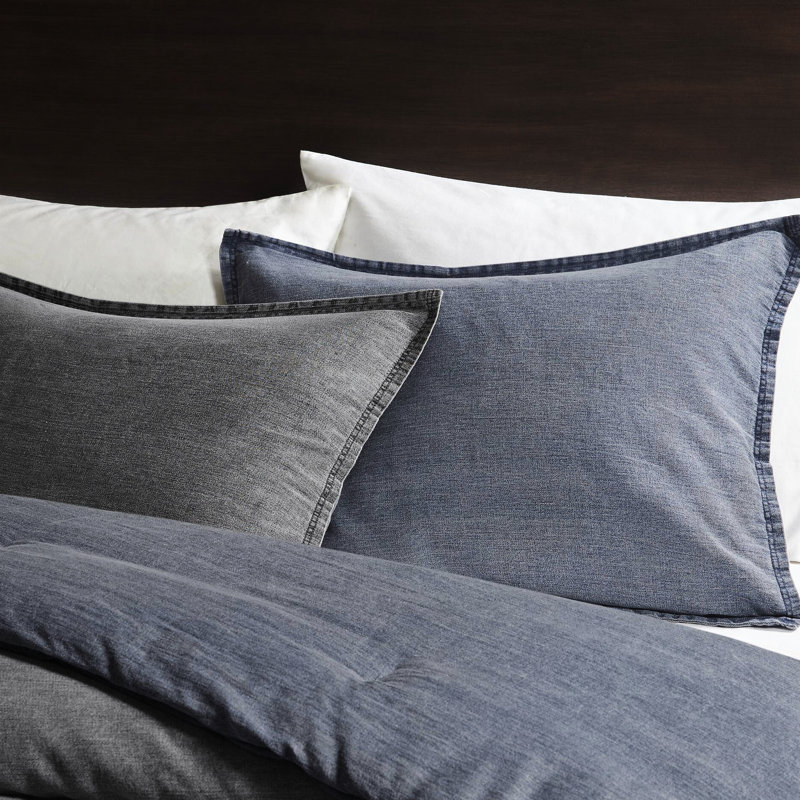 3Pcs King/ King Twill Washed Comforter - Breathable And Cozy, Stone Washed, Fill For Warmth , Versatile Design,