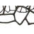 Sebastian Aluminum Coffee Table, Deep Gray