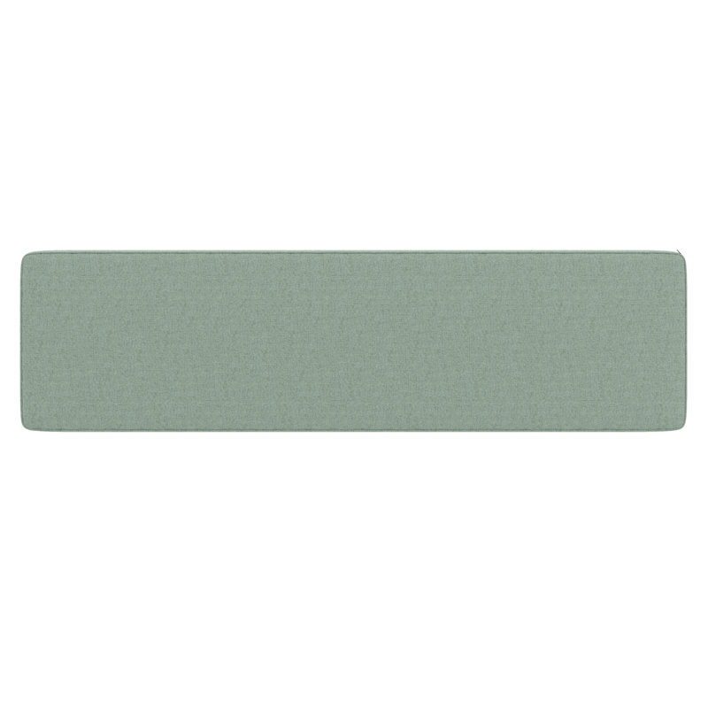 Indoor/Outdoor Sunbrella® Seat Cushion, Canvas Spa Sunbrella® Canvas, 65" W x 18" D