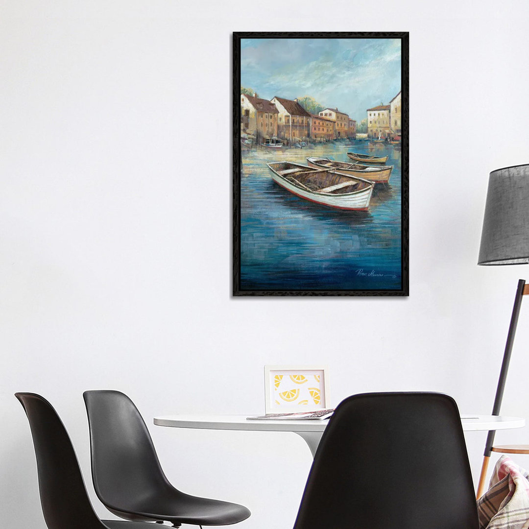 Tranquil Harbor I von Ruane Manning - Galerie- Giclée auf Leinwand