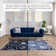 Aurora AU19 Hexagon Blue Area Rug