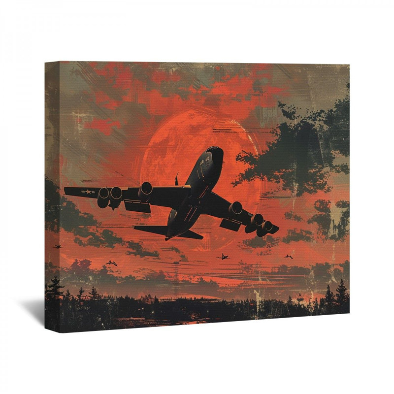 " Airplane ", 20" H x 24" W x 2" D
