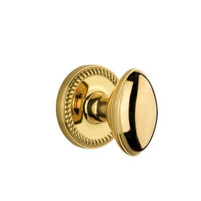 Grandeur Newport Rosette Single Dummy with Eden Prairie Door Knob
