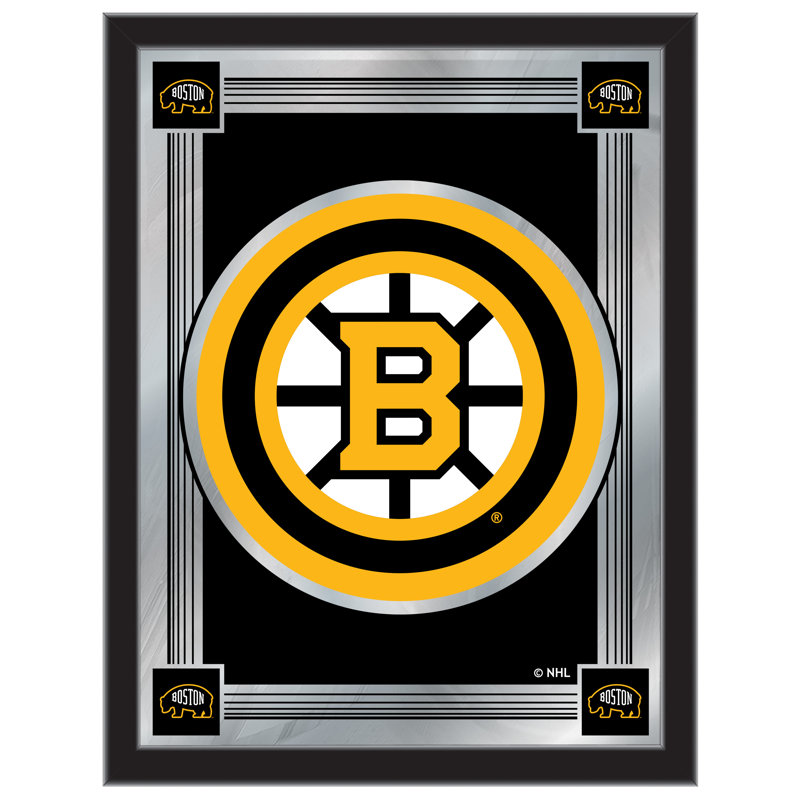 « logo mirror », impression encadrée NHL, Boston Bruins