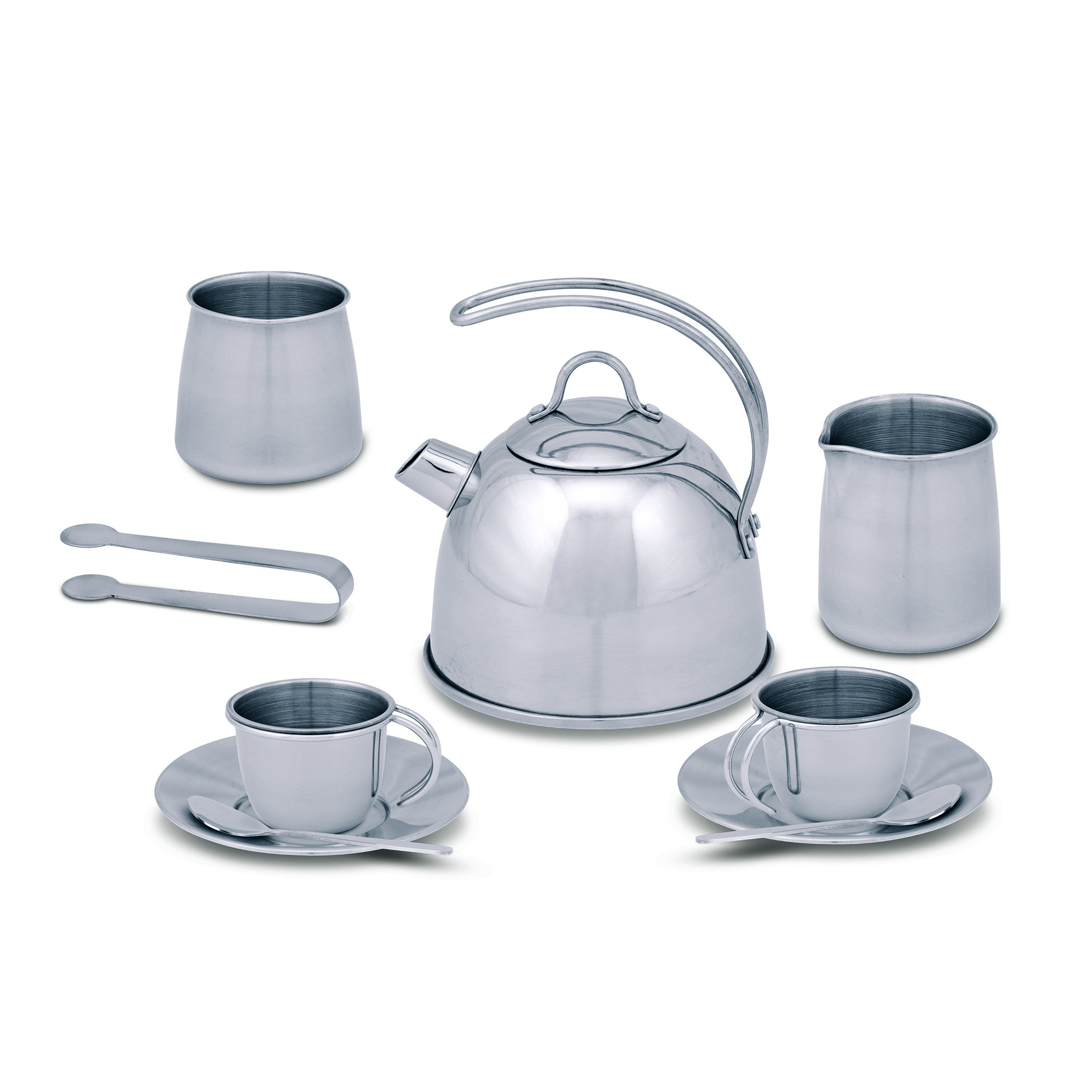 Melissa & Doug 11 Piece Stainless Steel Tea Set & Reviews | Wayfair