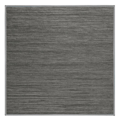 Machine Washable Solid Gray Area Rug