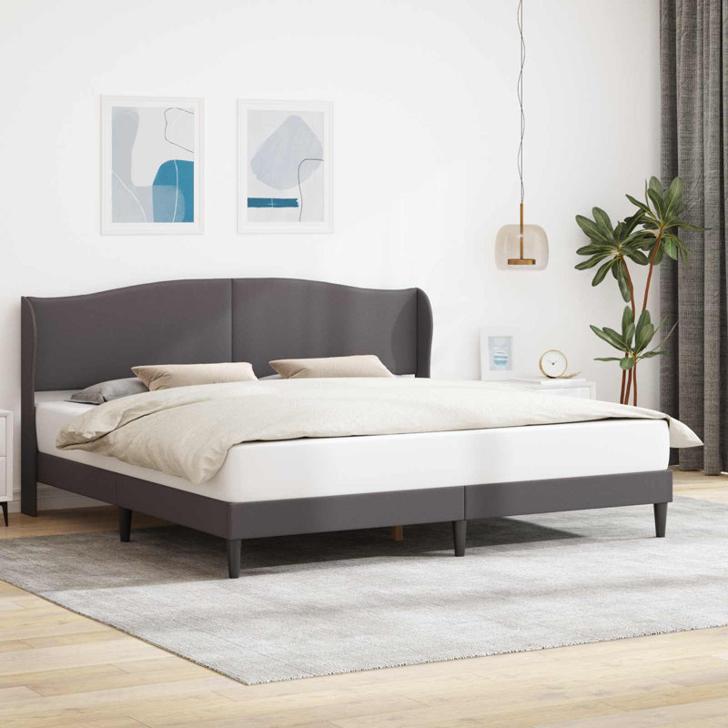 Bed, Grey, Super King (6')