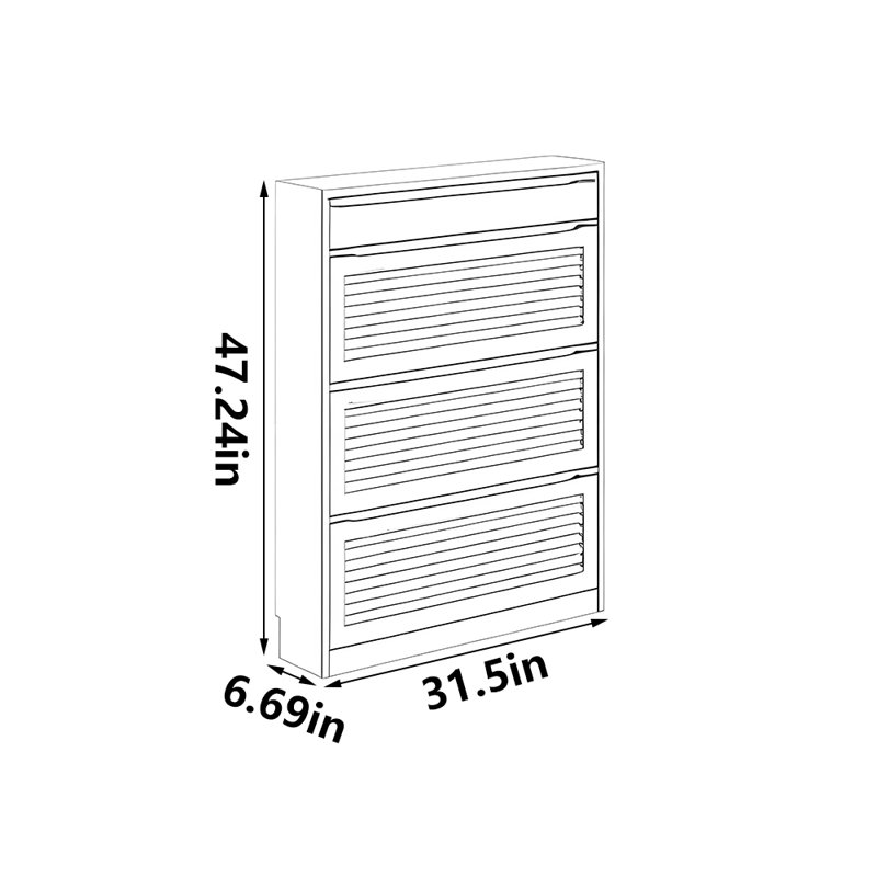Alarcon, H 47,24 po x l 31,5 po x P 6,69 po