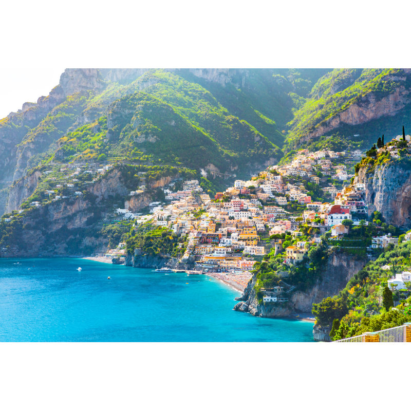 Positano, Italie - photographie sur toile tendue, L 12 po x H 8 po
