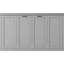 Armoire lit simple, gris