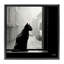 «Cat Gazing Rainy Window» par Roozbeh Bahramali-361529946-361529944