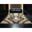 Soft Plush Defino Art Deco Arc Area Rug in Beige – Beige Binding-1149951385