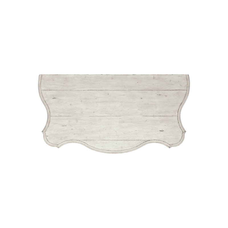 Mirabelle Off-White Pine 3-Drawer French Country Nightstand