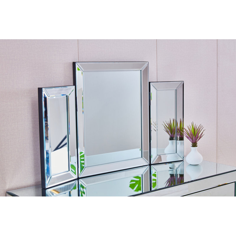 Mountain Shaped Folding Vanity Mirror Widely Used In Homes And Offices