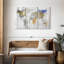 «Bianco Wood World Map», reproduction sur toile-92761320