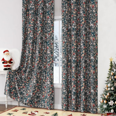 Velvet Blackout Curtain Panel Pair