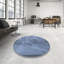 Laine tissée à la machine à motifs géométriques et polyester bleu marine Tapis décoratif-1405046684