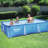 Bestway 8.5ft x 5.5ft x 24in Rectangular Above Ground Pool Frame with Filter Pump