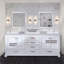 Meuble-lavabo double 80 po x P 22 po-1132812548