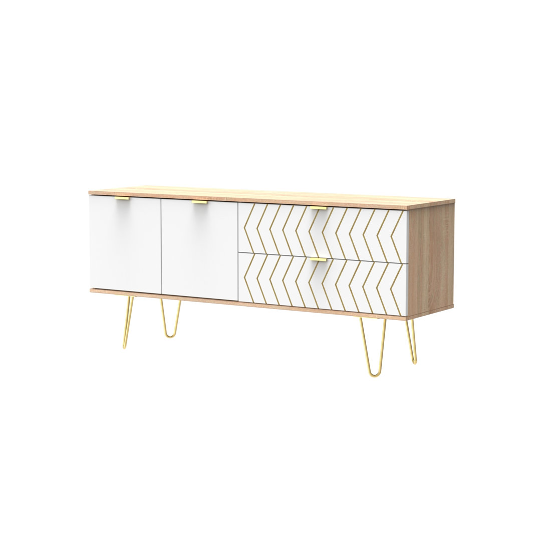 Fully Assembled Payette 76 Cm Wide 2 Drawer Sideboard