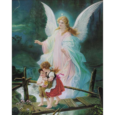 " Guardian Angel " Painting Print