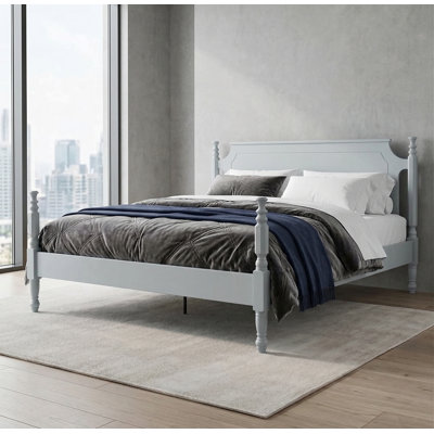 Très grand cadre de lit en bois massif avec 12 lattes de lit, grand espace de rangement sous le lit, silencieux et antidérapant, pas besoin d'une boîte de lit, polyvalent pour n'importe quelle chambre à coucher.