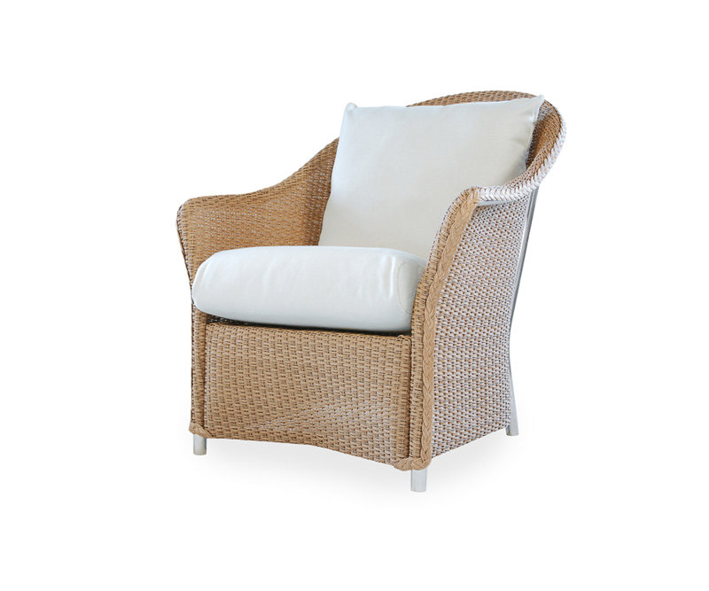 Weekend Retreat Outdoor Lounge Chair, Linen, Callen Pearl