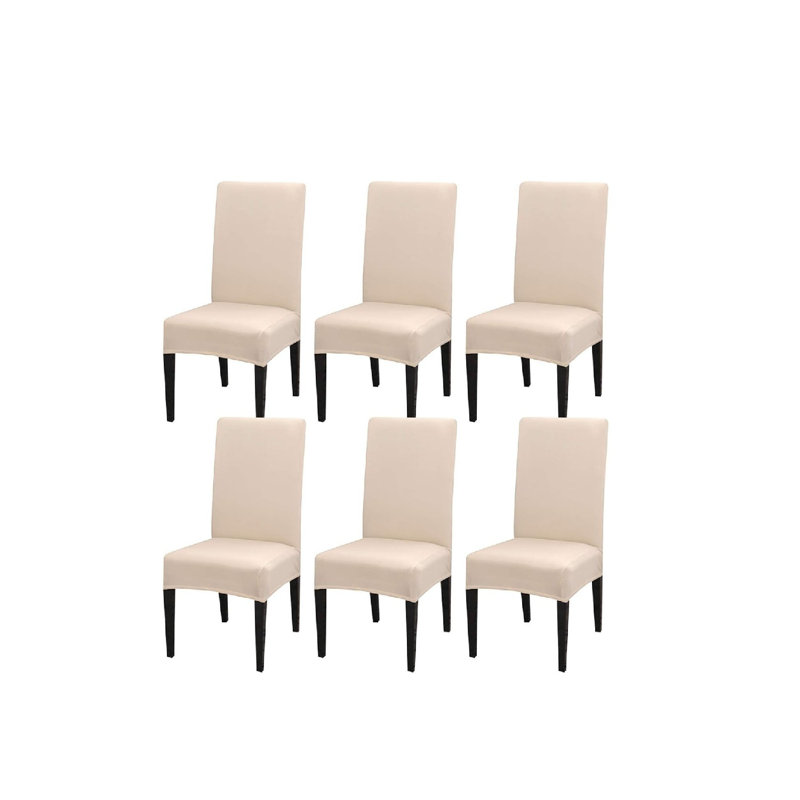 Polyester Box Cushion Dining Chair Slipcover