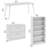 Bush Business Furniture Vista 72W Desk With Splayed Metal Legs, Lateral File Cabinet, And Bookcase-103895279-103895278