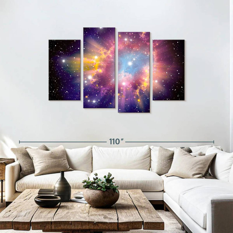 Oberle Stellar Supernova Explosion, 48"H x 75"W